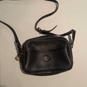 Vintage Dooney & Bourke Black Crossbody Bag